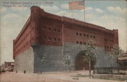 First Regiment Armory, I.N.G., Michigan Ave and 16th St. Postcard