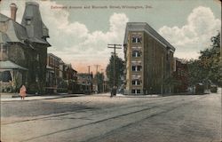 Delaware Avenue and Eleventh Street Postcard