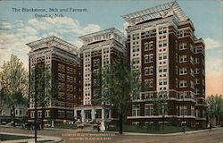 View of the Blackstone Building, 26th and Farnam. Bankers Realty and Investment Company, Architects and Builders. Postcard