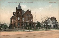 Residence of Guy C. Barton 35th and Farnam Omaha, NE Postcard Postcard 