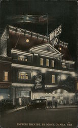 Empress Theatre By Night Postcard