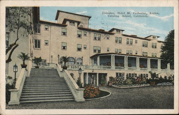 Entrance, Hotel St. Catherine, Catalina Island Avalon California