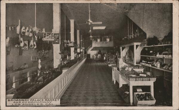 Broadway Palace Market Los Angeles California