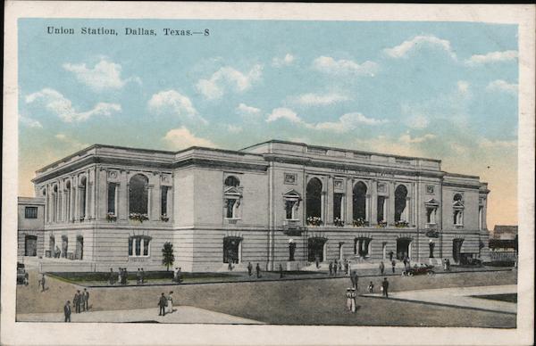 Union Station Dallas, TX Postcard