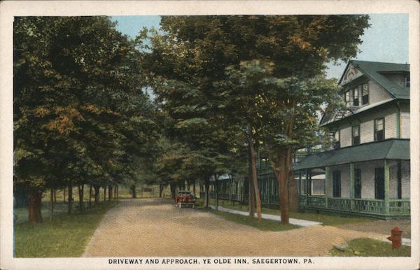Driveway and Approach, Ye Olde Inn Saegertown Pennsylvania