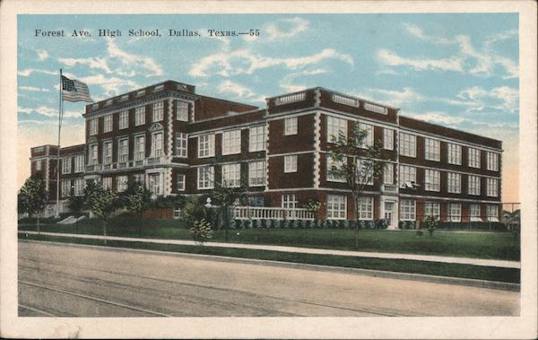 Forest Avenue High School Dallas Texas