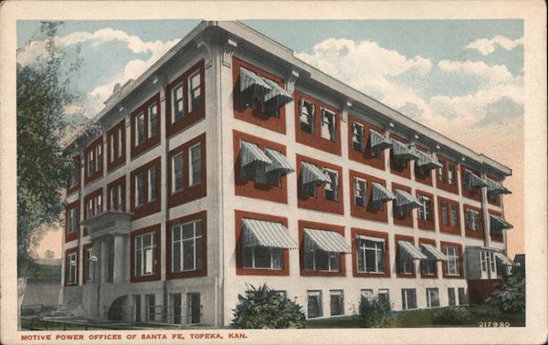 Motive Power Offices of Santa Fe Topeka Kansas