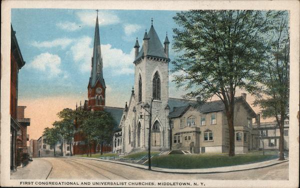 First Congregational and Universalist Churches Middletown New York