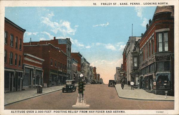 Fraley Street, Looking North Kane Pennsylvania
