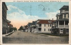 Magnolia Avenue, West from Atlantic Avenue Postcard