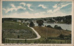 View From Shady Side Road Findley Lake, NY Postcard Postcard Postcard