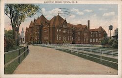 Masonic Home Utica, NY Postcard Postcard Postcard