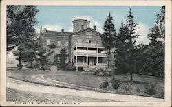 Ladies' Hall, Alfred University New York Postcard Postcard Postcard