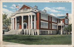 High School Front Royal, VA Postcard Postcard Postcard