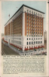 The New Home of Barker Bros. Postcard