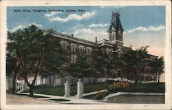 Main Wing, Creighton University Postcard