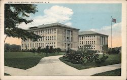 West High School Postcard