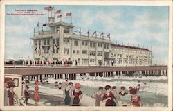 Cafe Nat Goodwin, Most Beautiful Cafe Over-The-Sea In The World Santa Monica, CA Postcard Postcard Postcard
