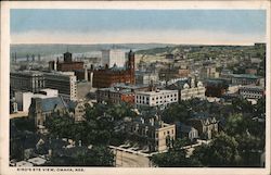 Bird's-Eye View of Omaha Postcard