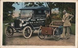 The First and Ten-Millionth Ford - New York to San Francisco Postcard
