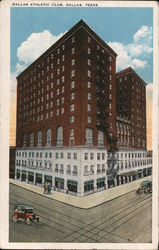 Dallas Athletic Club Postcard