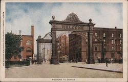 Welcome to Denver Postcard