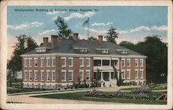 Headquarters Building at Soldiers' home Danville, IL Postcard Postcard Postcard