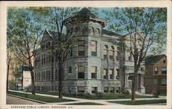 Kankakee Public Library Postcard