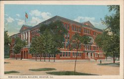 New High School Building Decatur, IL Postcard Postcard Postcard