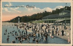 Bathing Beach, Euclid Beach Cleveland, OH Postcard Postcard Postcard