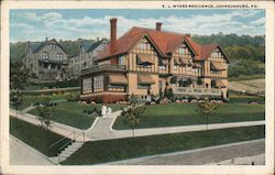 E.L. Myers Residence Johnsonburg, PA Postcard Postcard Postcard