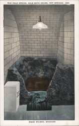Old Hale Spring, Hale Bath House Postcard