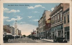 East Main Street Chanute, KS Postcard Postcard Postcard