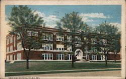 New High School Iola, KS Postcard Postcard Postcard