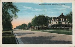 Washington Avenue Wellington, KS Postcard Postcard Postcard