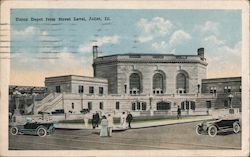 Union Depot from Street Level Postcard