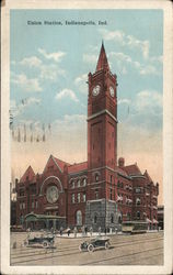 Union Station Indianapolis, IN Postcard Postcard Postcard