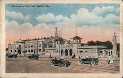 Entrance to Fair Park Postcard