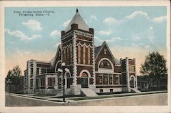 First Presbyterian Church Pittsburg, KS Postcard Postcard Postcard