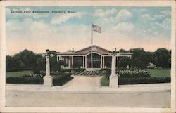 Lincoln Park Auditorium Pittsburg, KS Postcard Postcard Postcard