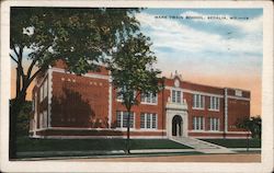 Mark Twain School Postcard