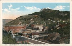 The White Rocks, Black Hills Postcard