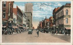 Second Ave Looking East Postcard