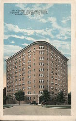 The Claridge Manor Apartments Birmingham, AL Postcard Postcard Postcard