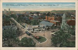 Five Points, Looking North from Terrace Court Apt Birmingham, AL Postcard Postcard Postcard