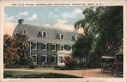 The Club House, Rensselaer Polytechnic Institute Troy, NY Postcard Postcard Postcard