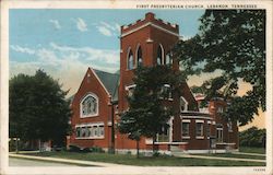 First Presbyterian Church Postcard