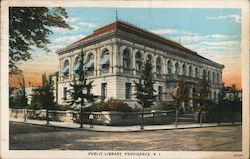 Public Library Postcard