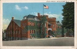State Armory Middletown, NY Postcard
