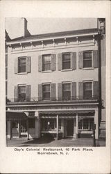 Day's Colonial Restaurant Postcard